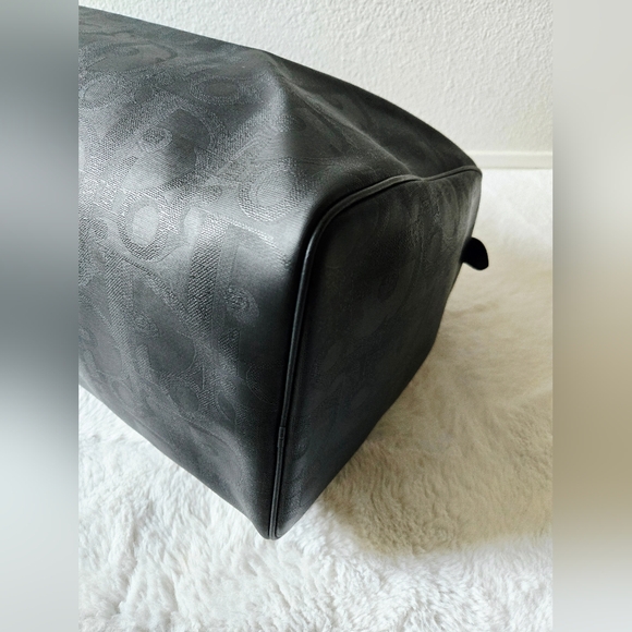 Christian Dior Black Oblique Trotter Large Weekender Bag - Picture 5 of 16